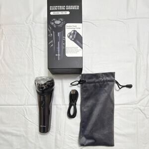 Nicebay HS-35 3 Head Rotary Electric Cordless Shaver with USB Charging Wet/Dry